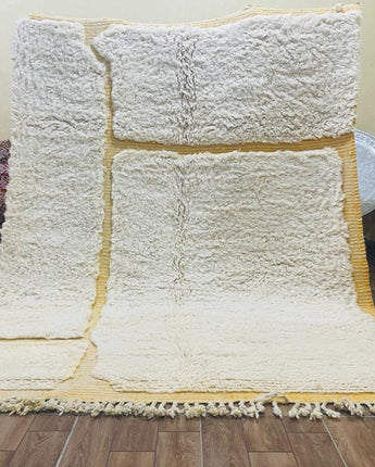 Moroccan Berber rug - Beni ourain rug - all wool berber rug - Custom area rug - handmade rug - Genuine lamb wool - Berber wool rug