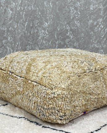 70%OFF* Moroccan Kilim Pouf Floor Pouf Vintage Moroccan Ottoman Beni Ourain Square Pouf, Yoga Meditation Cushion, Outdoor Beige Kilim Pillow