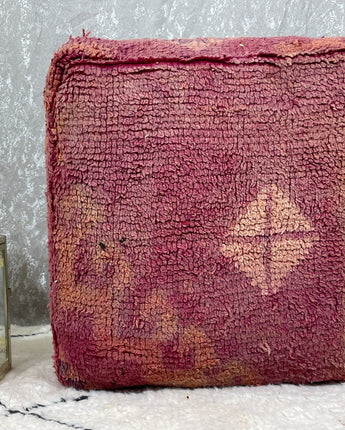 Moroccan Kilim Pouf, Square Floor Cushion Cover, Yoga Meditation Cushions, Floor Pillows, Moroccan Bohemian Poufs.