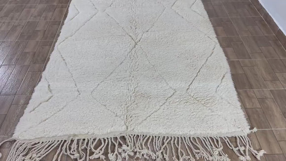 moroccan rug beni ourain rug berber rug wool rug cream rug ivory rug handmade rug boho rug tribal rug area rug shag rug neutral rug minimalist rug