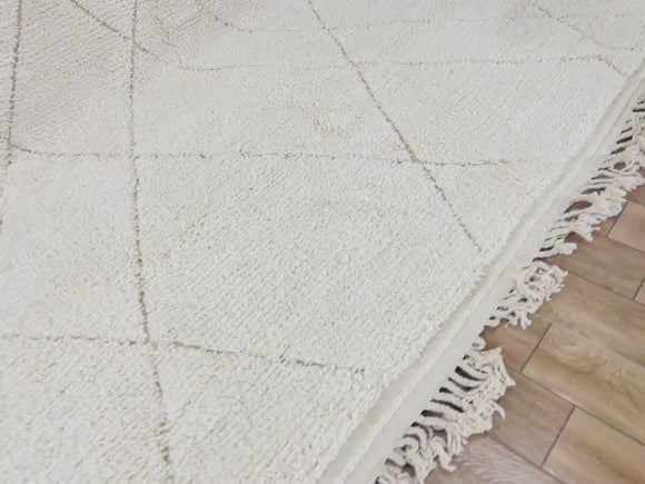 moroccan rug, berber rug, beni ourain, wool rug, handmade rug, boho rug, neutral rug, cream rug, area rug, tribal rug, shaggy rug, moroccan decor, minimalist rug